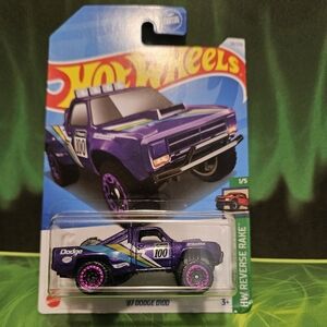 HotWheels '87 Dodge D100 Truck  - Purple